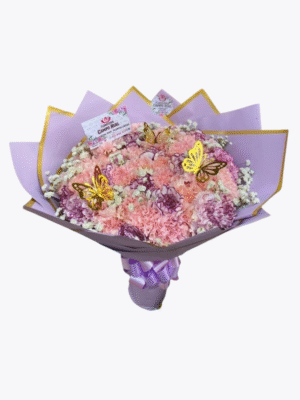 RAMO MARIPOSAS ROSAS