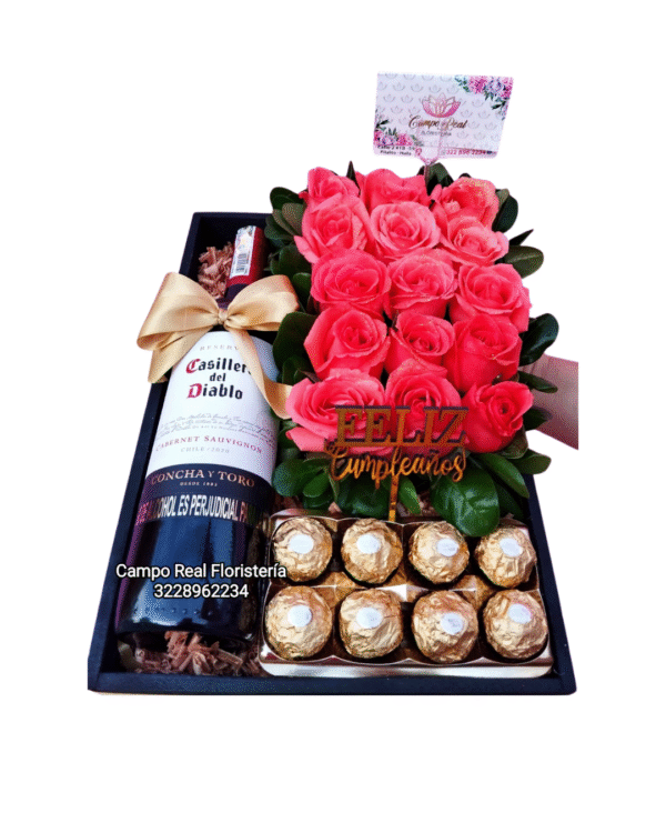 CAJA VINO TENTACION(VINO A SU ELECCION)